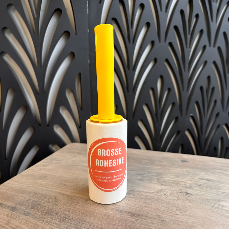Brosse adhésive