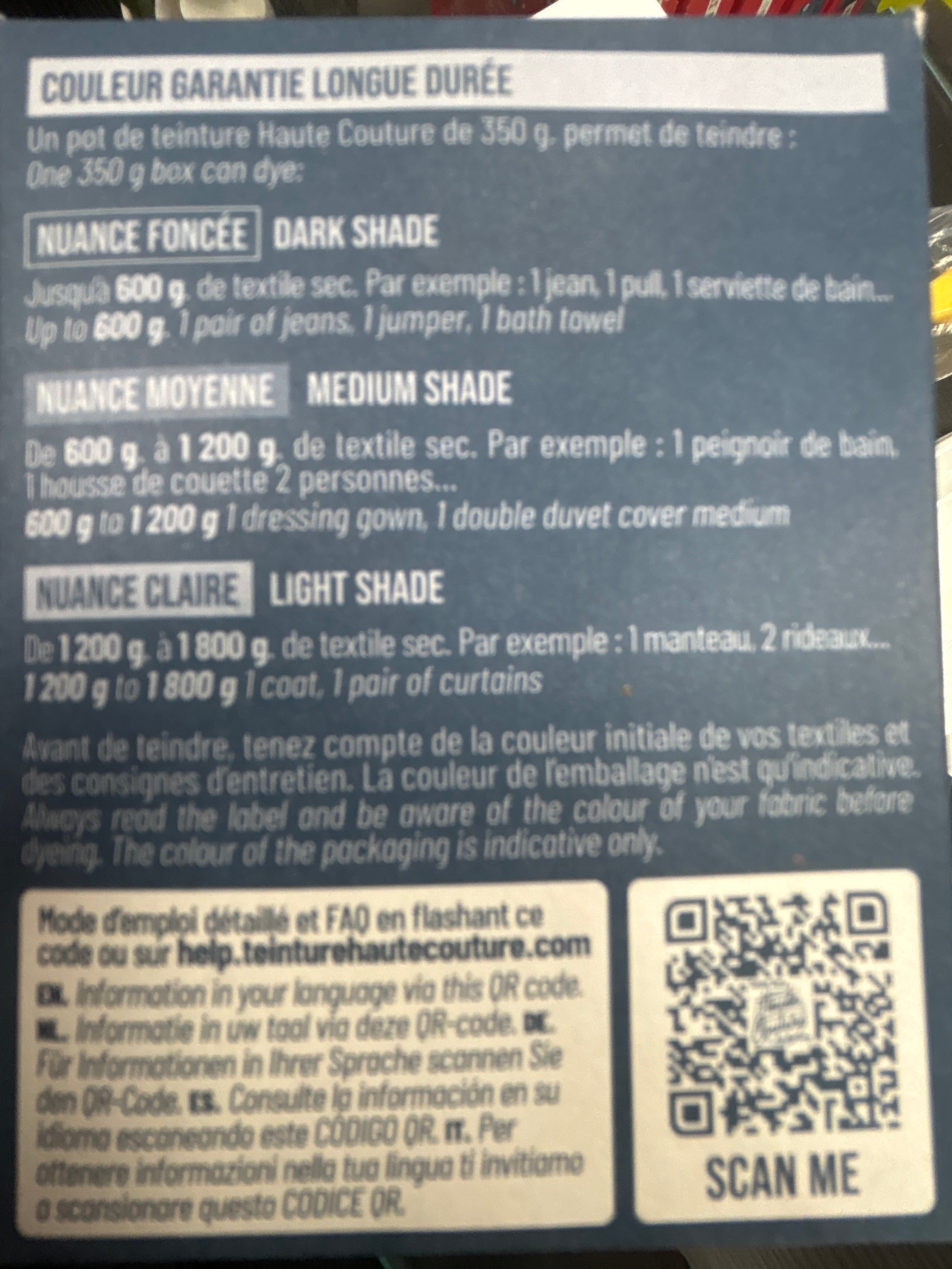 Teinture Haute Couture