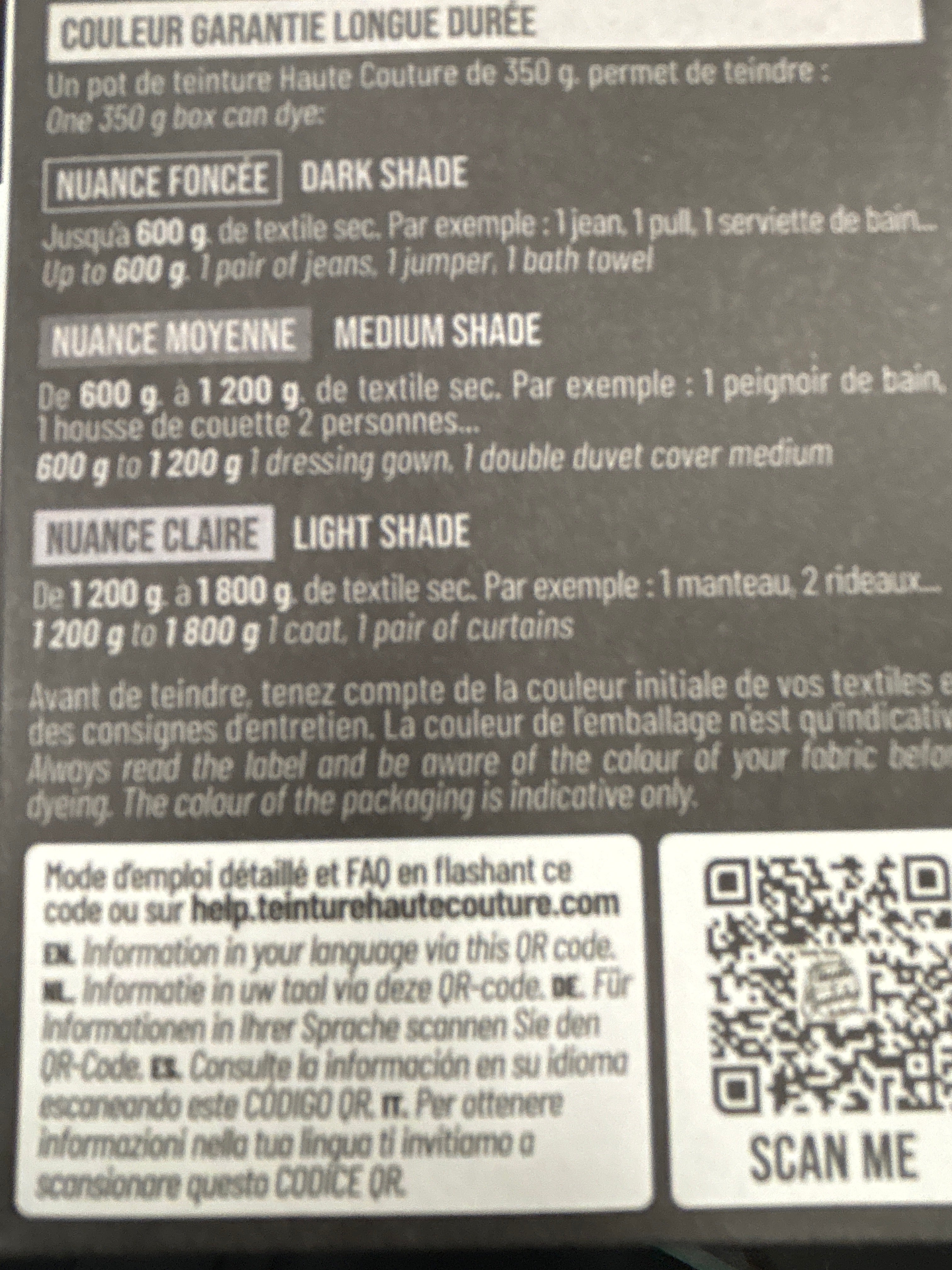 Teinture Haute Couture