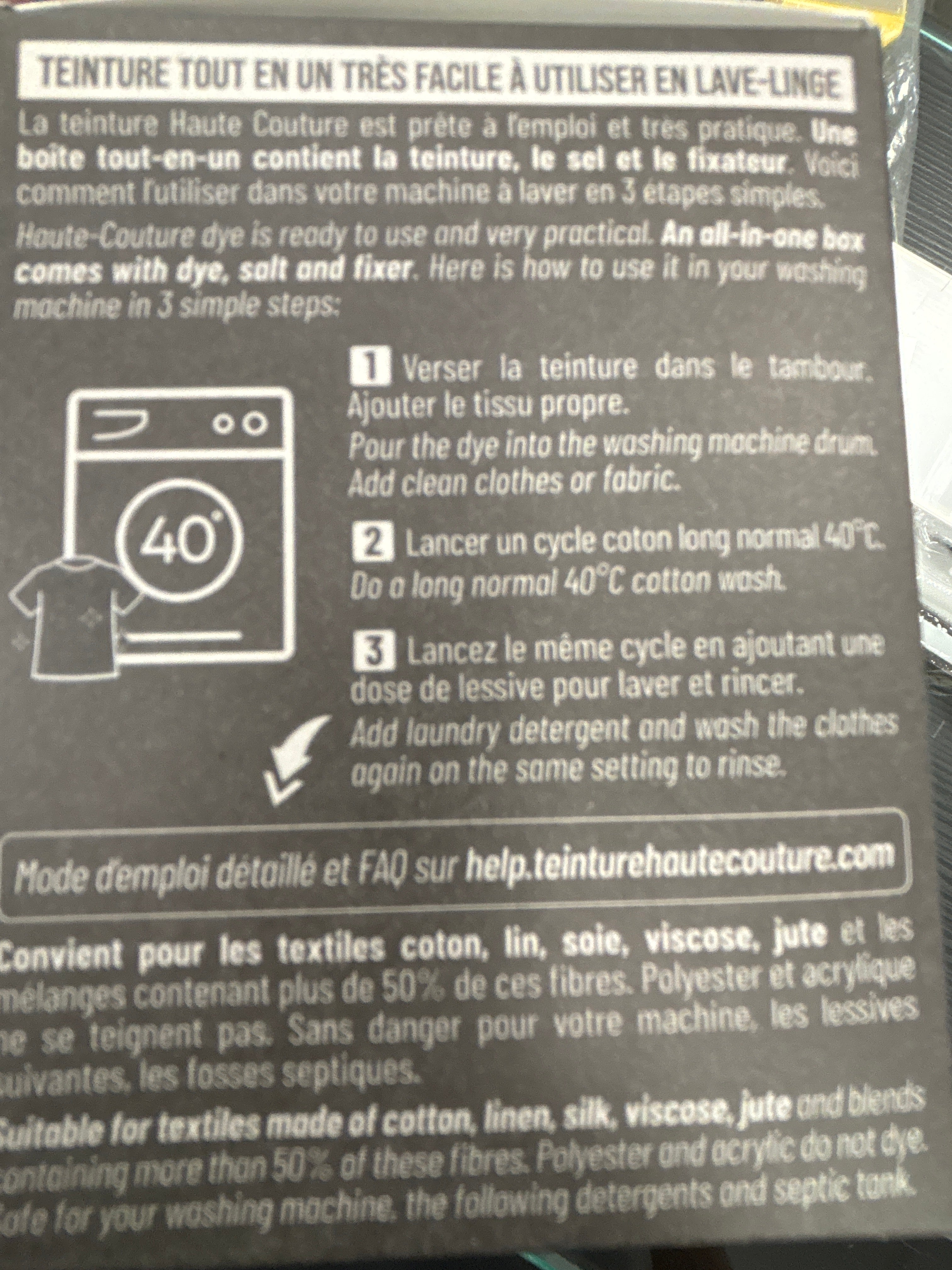 Teinture Haute Couture