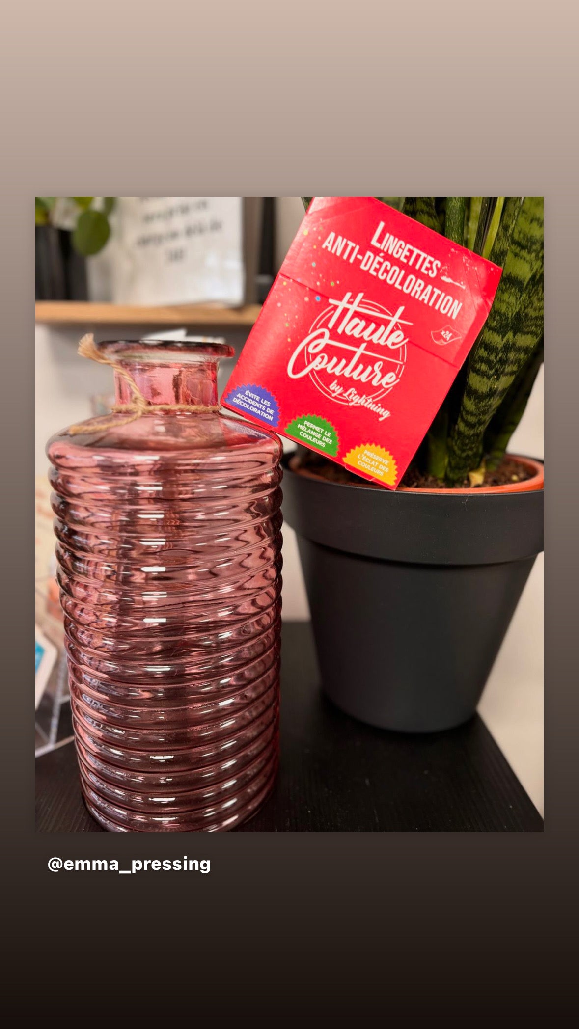 Lingettes Anti-décoloration